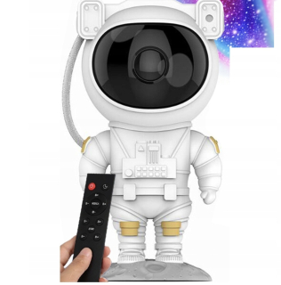 Astronaut LED nočný projektor, hviezdna obloha s časovačom, diaľkové ovládanie